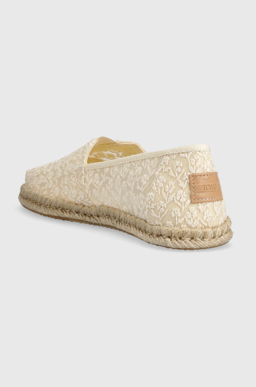 Toms Espadrilky Alpargata Rope béžová farba 10019815 - Pepit.sk