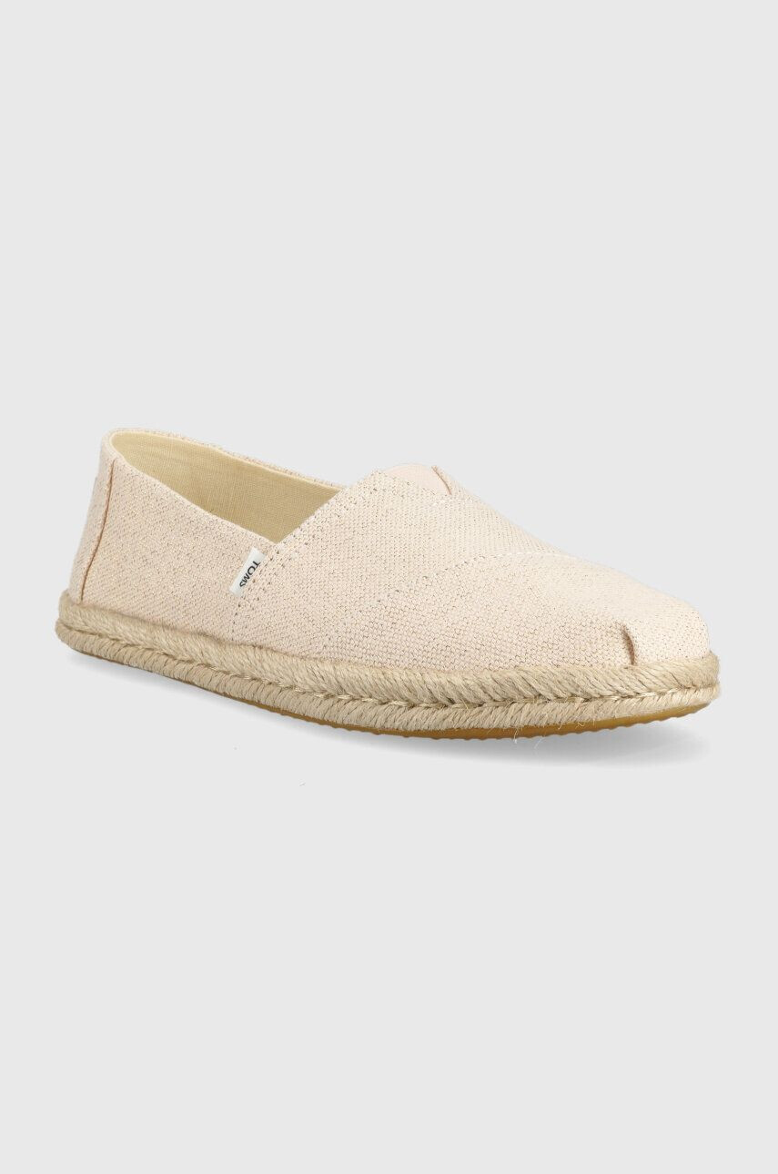 Toms Espadrilky Alpargata Rope ružová farba 10019903 - Pepit.sk