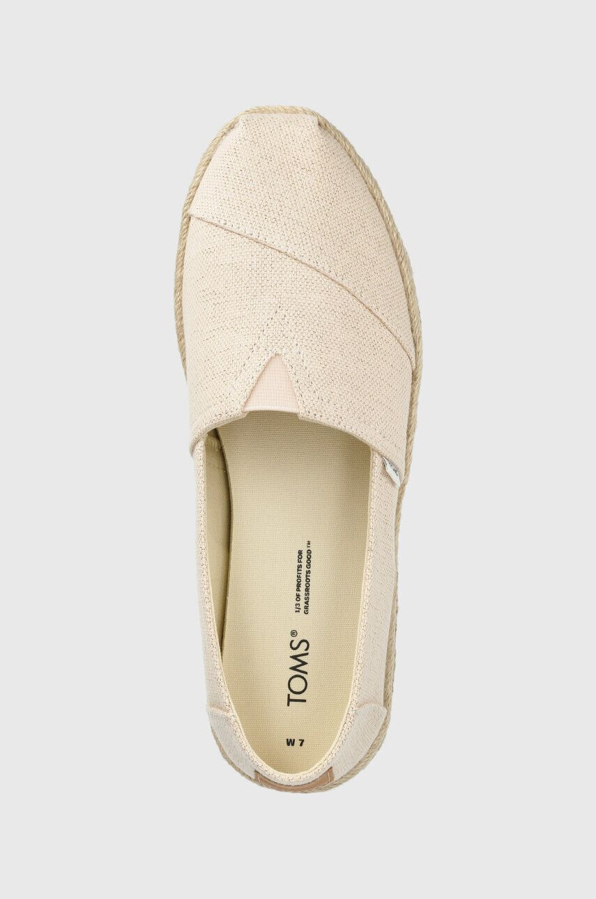 Toms Espadrilky Alpargata Rope ružová farba 10019903 - Pepit.sk