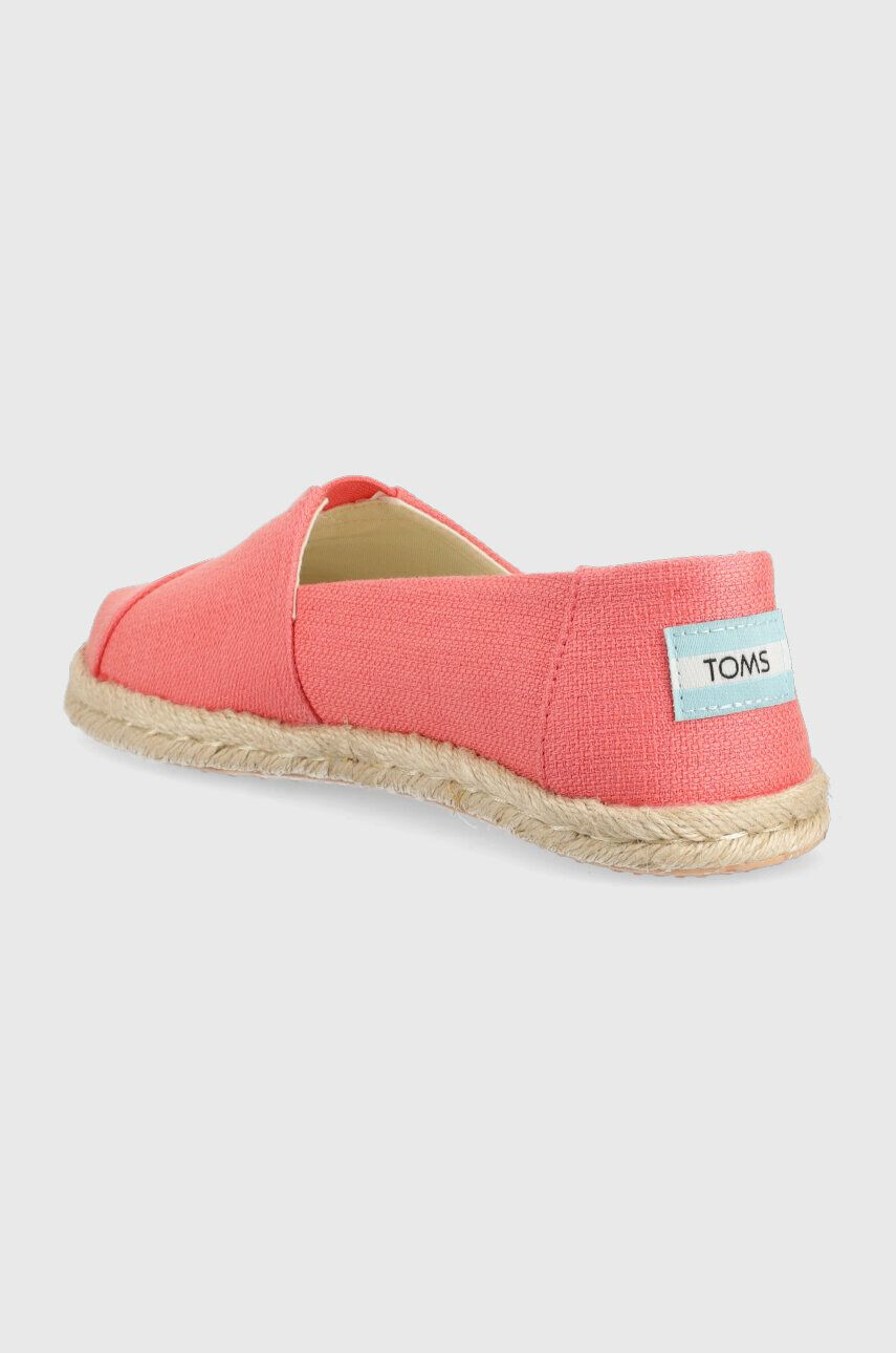 Toms Espadrilky Alpargata Rope ružová farba 10019799 - Pepit.sk