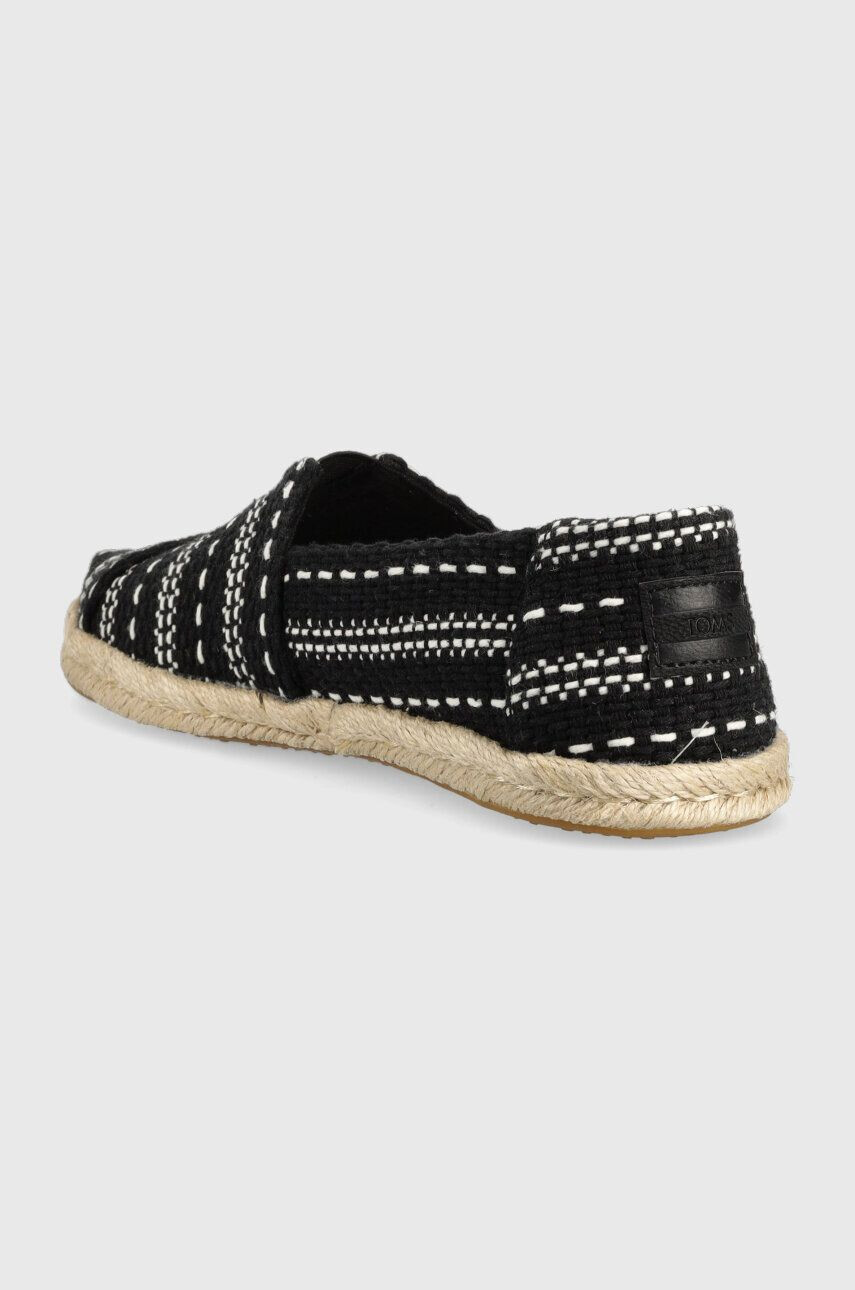 Toms Espadrilky Alpargata Rope čierna farba 10019676 - Pepit.sk