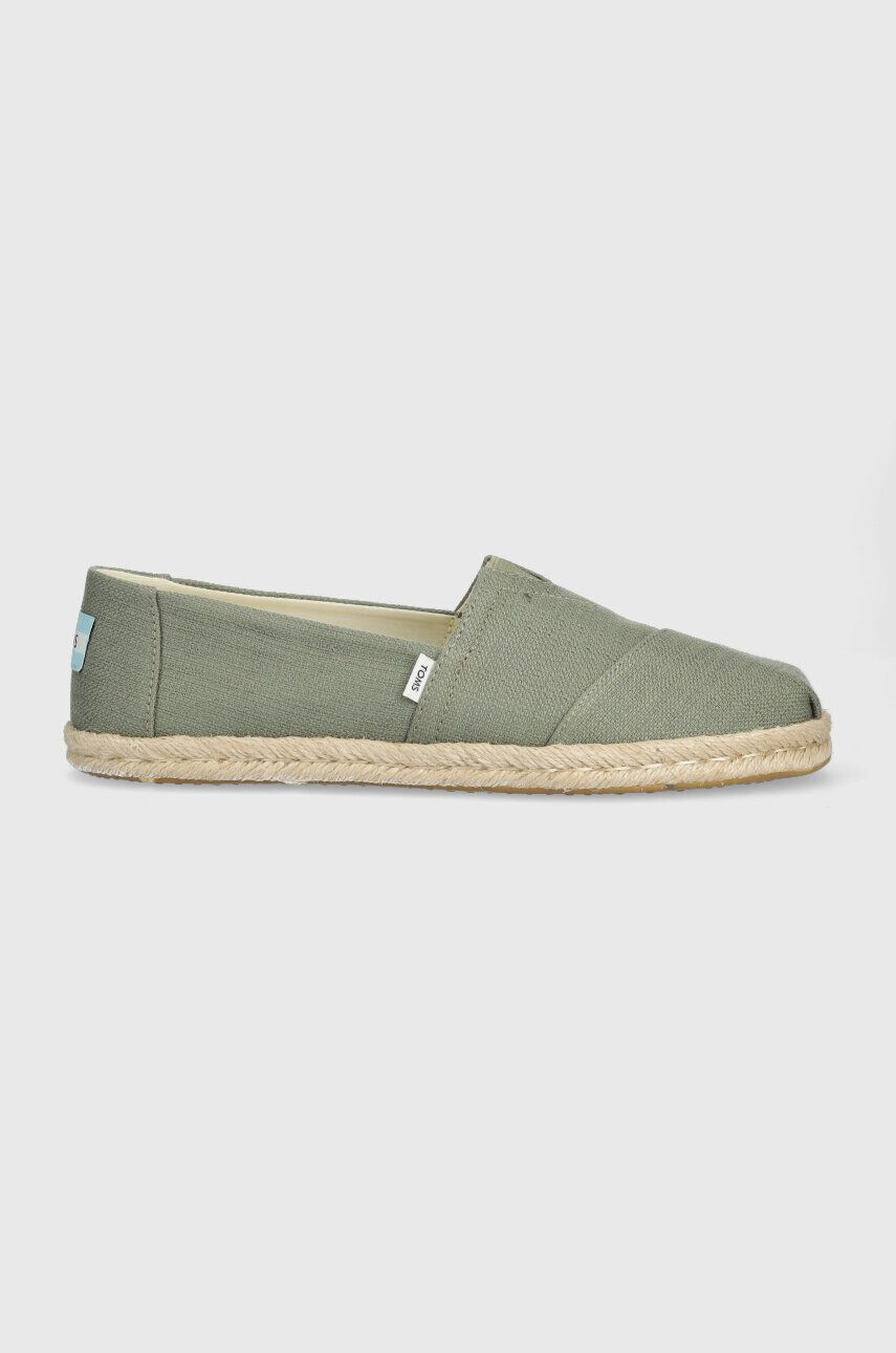 Toms Espadrilky Alpargata Rope tmavomodrá farba - Pepit.sk