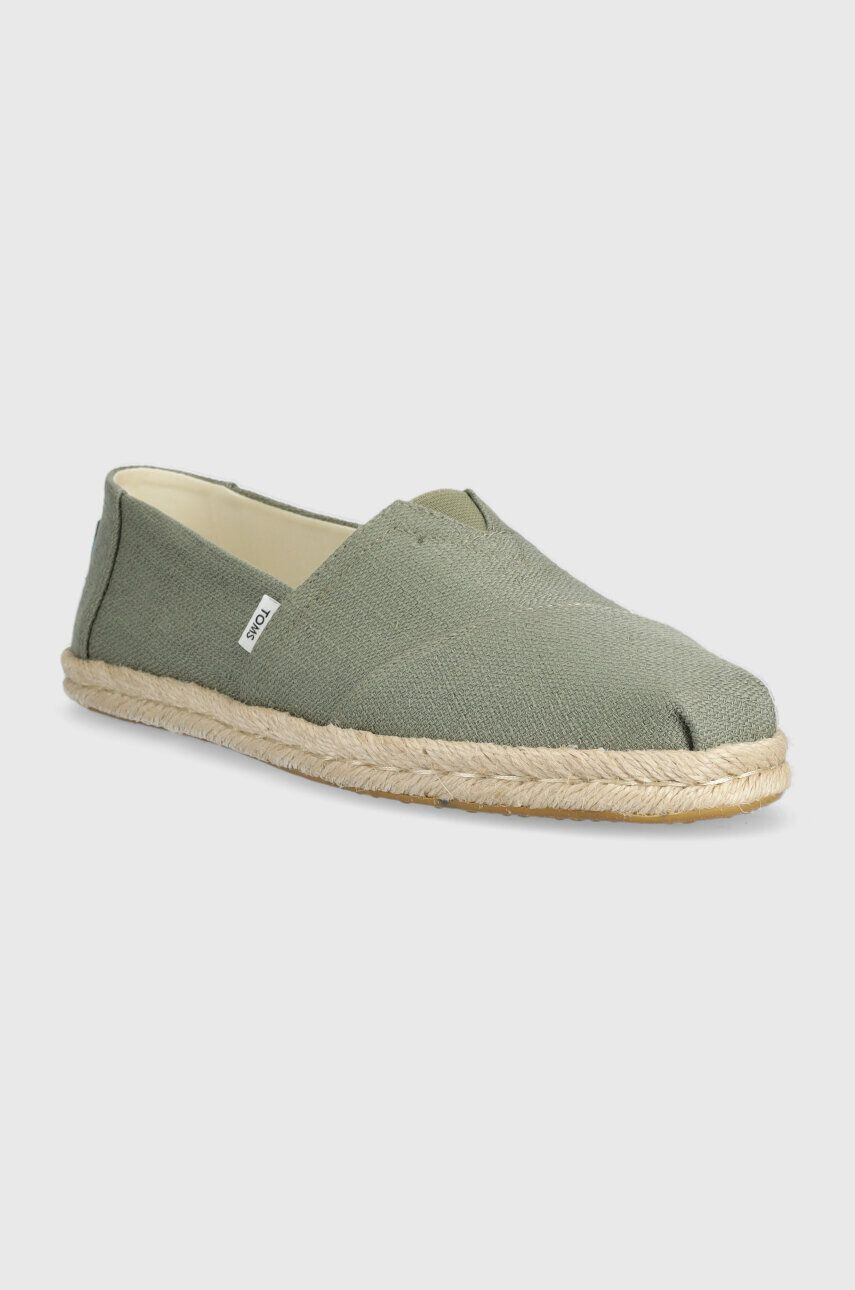 Toms Espadrilky Alpargata Rope tmavomodrá farba - Pepit.sk