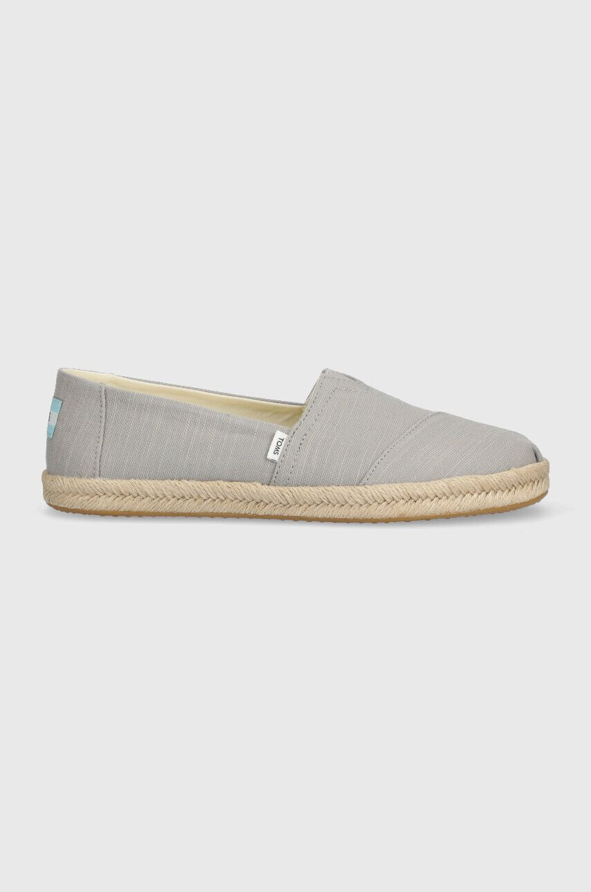 Toms Espadrilky Alpargata Rope šedá farba 10019690 - Pepit.sk