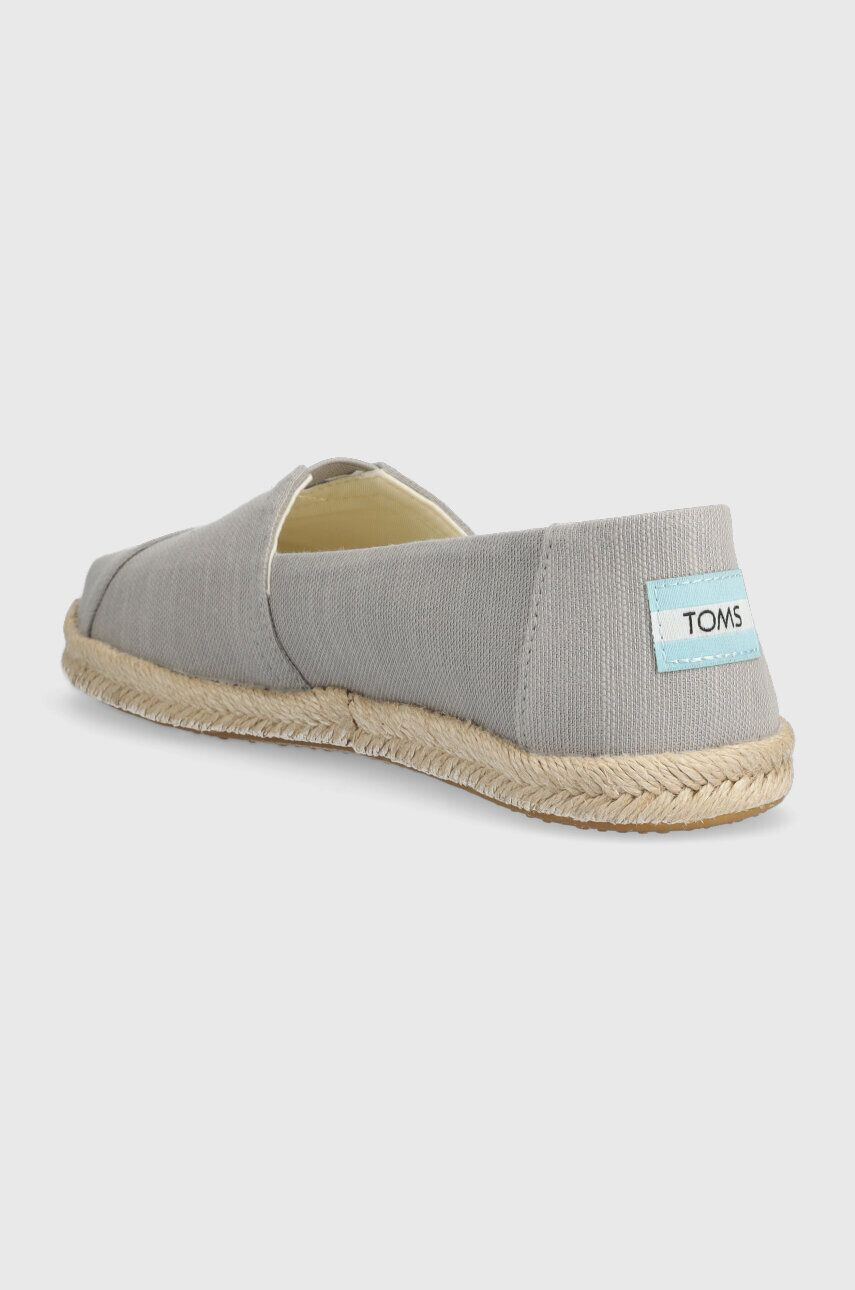 Toms Espadrilky Alpargata Rope šedá farba 10019690 - Pepit.sk