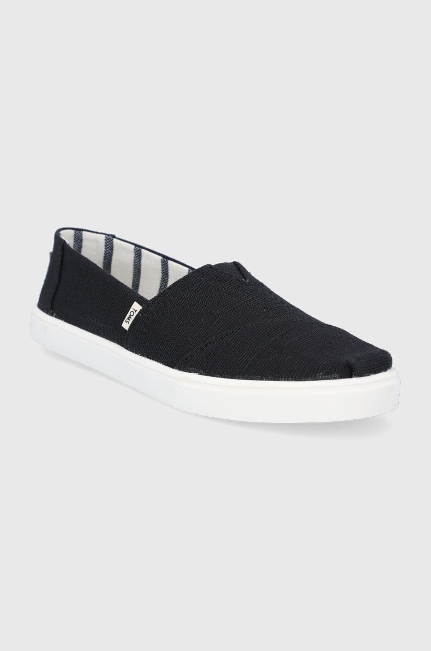 Toms Espadrilky čierna farba - Pepit.sk