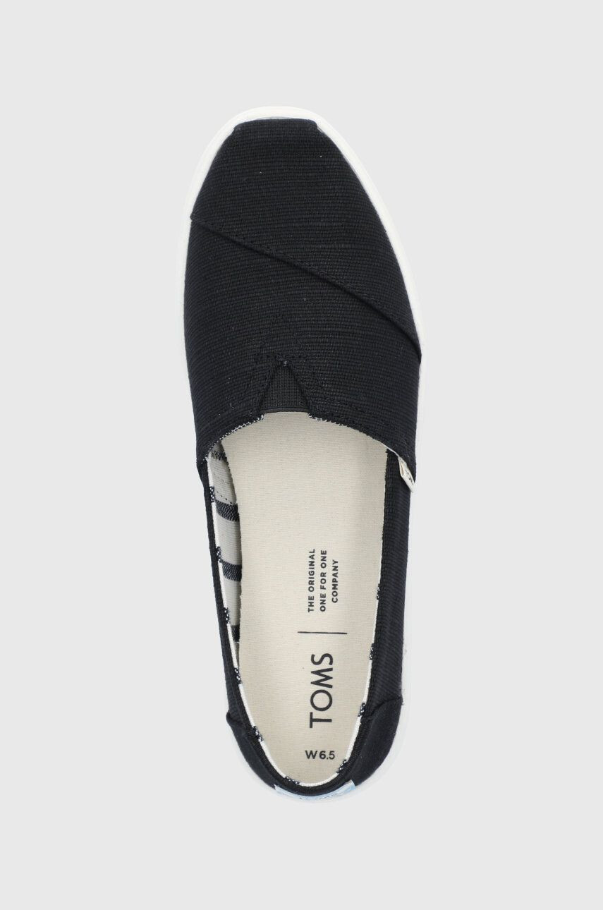 Toms Espadrilky čierna farba - Pepit.sk