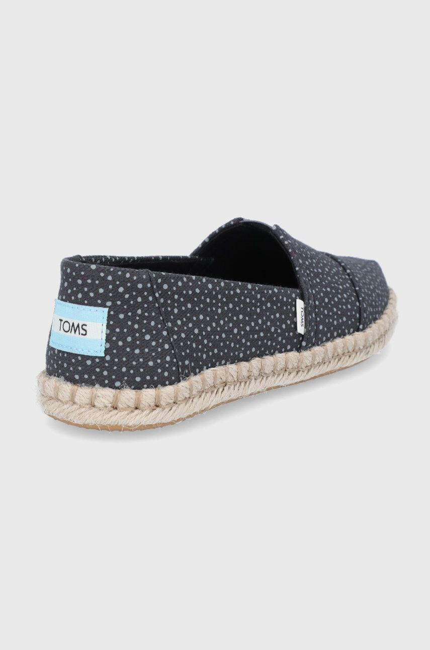 Toms Espadrilky Sunspots Crossweave čierna farba - Pepit.sk