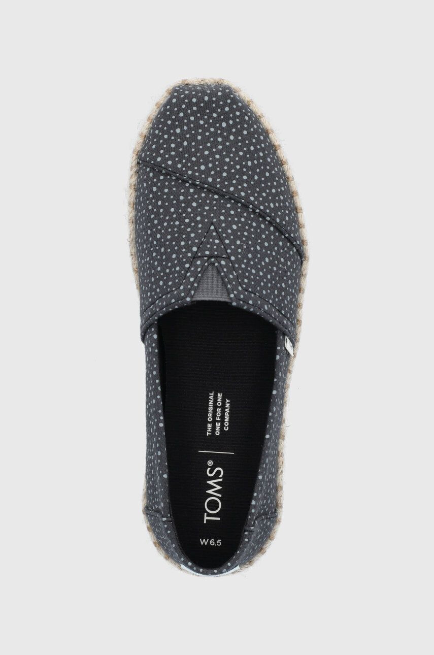 Toms Espadrilky Sunspots Crossweave čierna farba - Pepit.sk