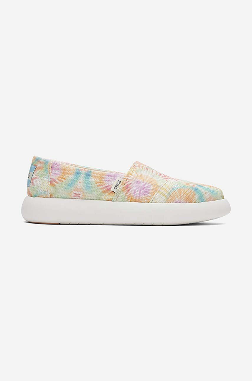 Toms Espadrilky Tie Dye Crochet Mallow - Pepit.sk