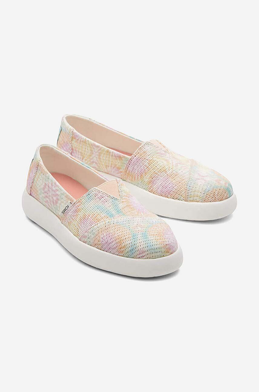 Toms Espadrilky Tie Dye Crochet Mallow - Pepit.sk