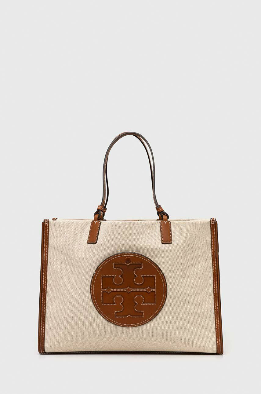 Tory Burch Kabelka Ella Bio Small Tote- Mantis zelená farba - Pepit.sk