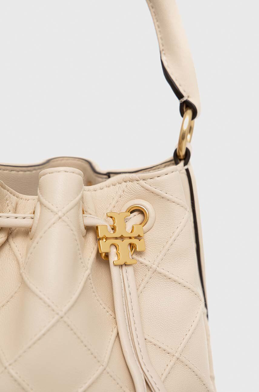 Tory Burch Kožená kabelka červená farba - Pepit.sk