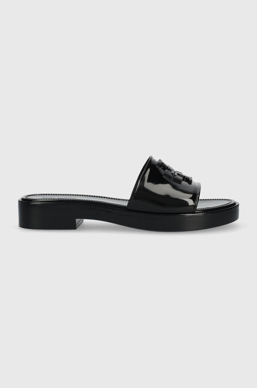 Tory Burch Šľapky 147569-006 dámske čierna farba Eleanor Jelly Slide - Pepit.sk