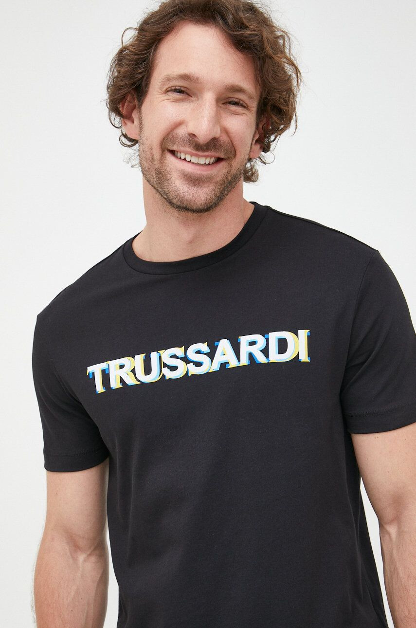 Trussardi Bavlnené tričko - Pepit.sk