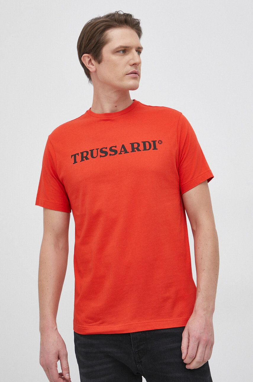 Trussardi Bavlnené tričko - Pepit.sk