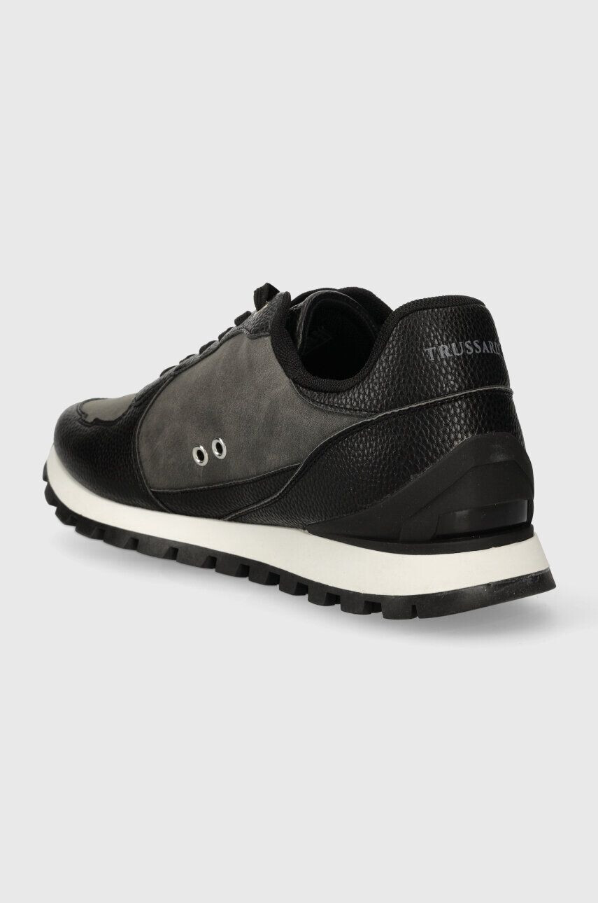 Trussardi Tenisky Orbite Sneaker Fx Tumbled Lth čierna farba 77A00488 9Y099996 - Pepit.sk