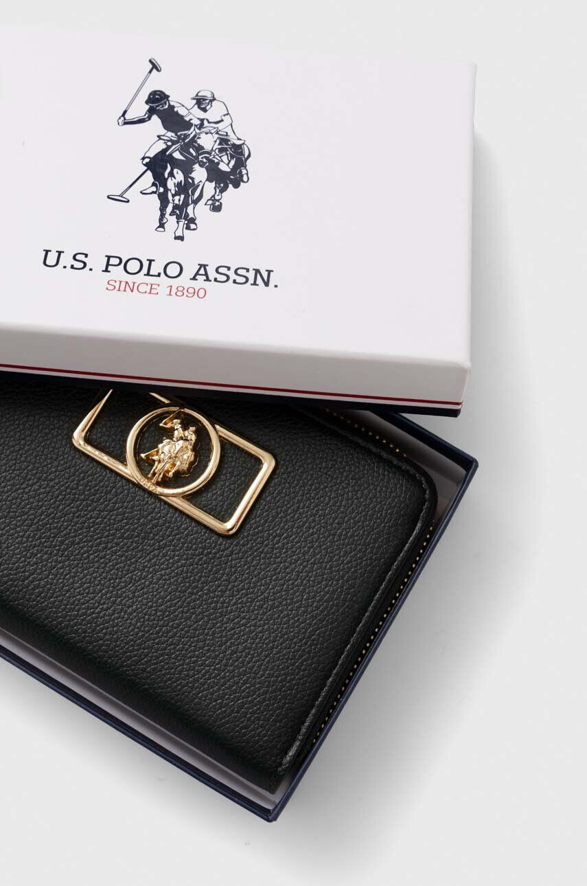 U.S. Polo Assn. Peňaženka dámsky zelená farba - Pepit.sk