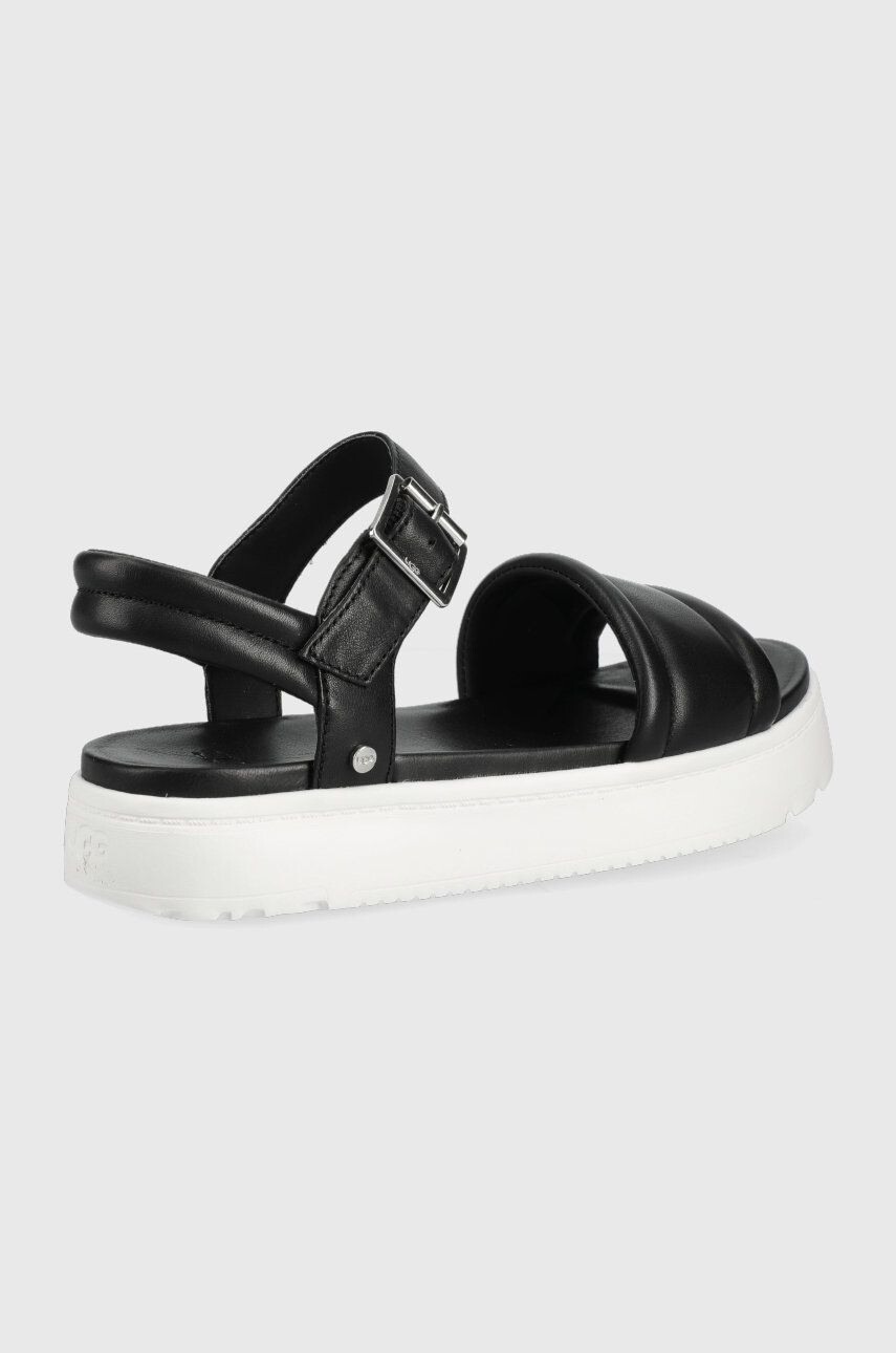 Ugg Kožené sandále Zayne Ankle Strap dámske čierna farba - Pepit.sk