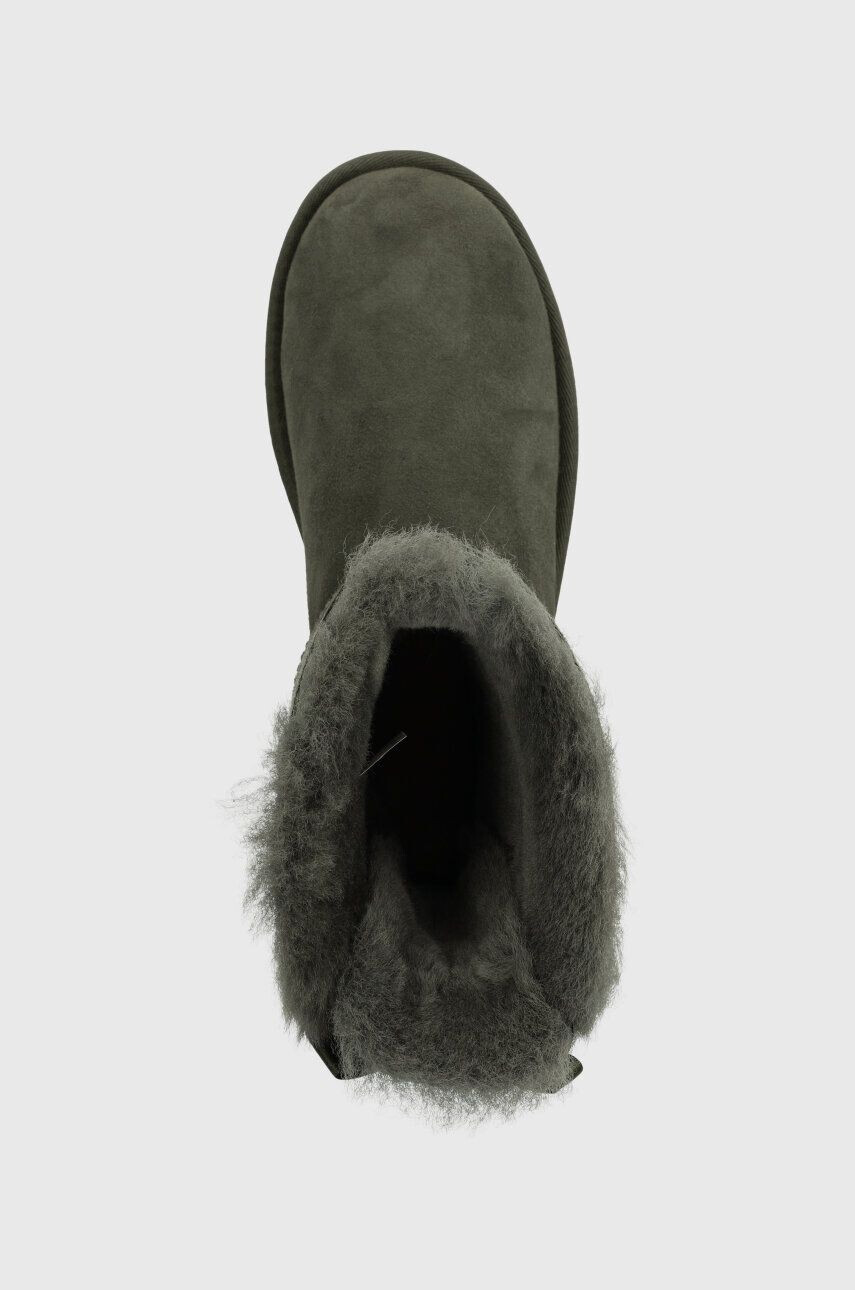 Ugg Semišové snehule Bailey Bow II zelená farba 1016225 - Pepit.sk