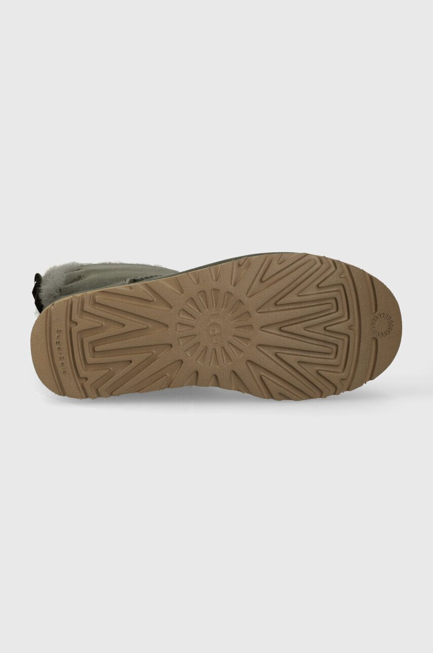 Ugg Semišové snehule Bailey Bow II zelená farba 1016225 - Pepit.sk