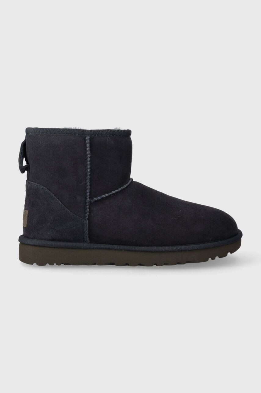 Ugg Semišové snehule Classic Mini II tmavomodrá farba 1016222 - Pepit.sk