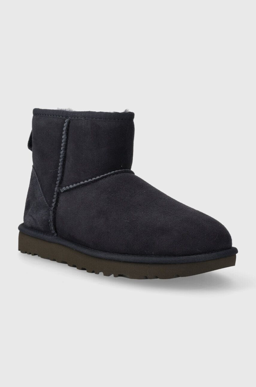 Ugg Semišové snehule Classic Mini II tmavomodrá farba 1016222 - Pepit.sk