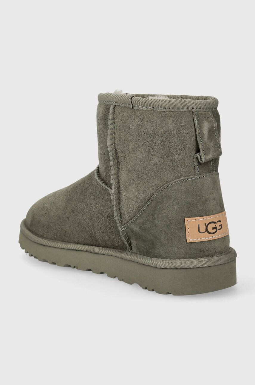 Ugg Semišové snehule Classic Mini II zelená farba 1016222 - Pepit.sk