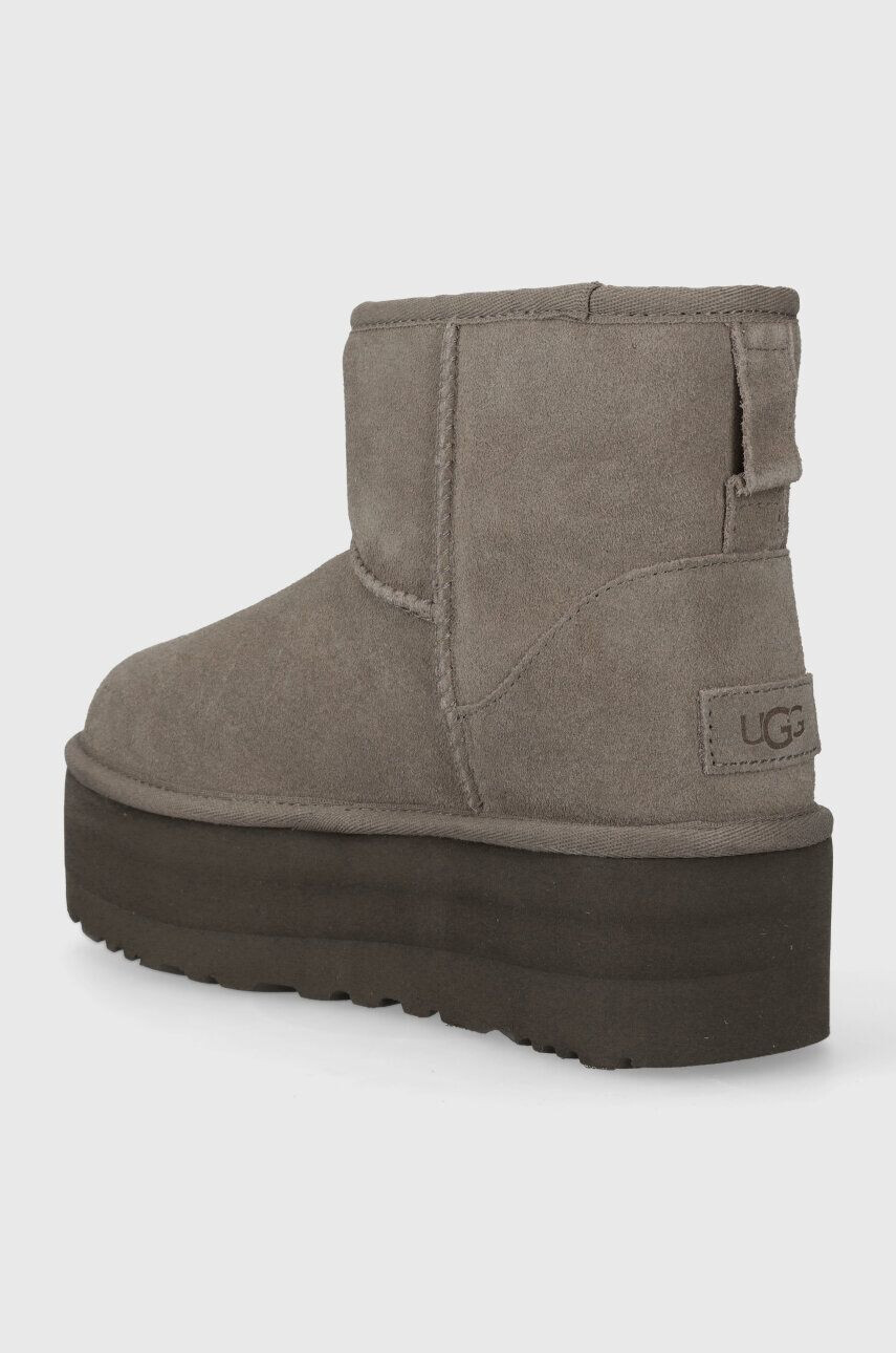 Ugg Semišové snehule Classic Mini Platform - Pepit.sk