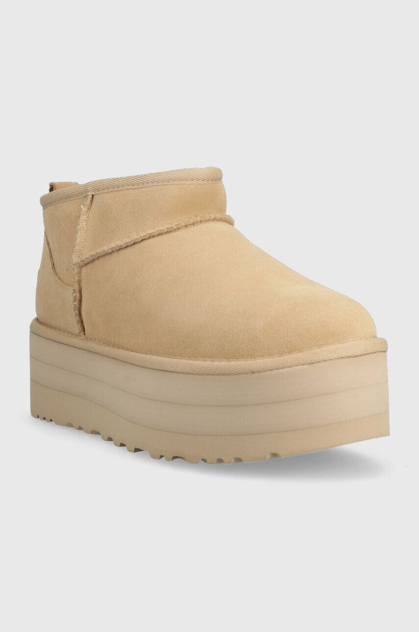 Ugg Semišové snehule Classic Ultra Mini - Pepit.sk