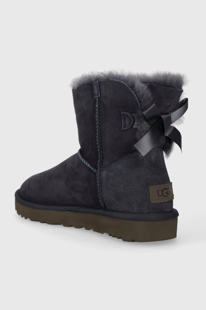 Ugg Semišové snehule Mini Bailey Bow II tmavomodrá farba 1016501 - Pepit.sk