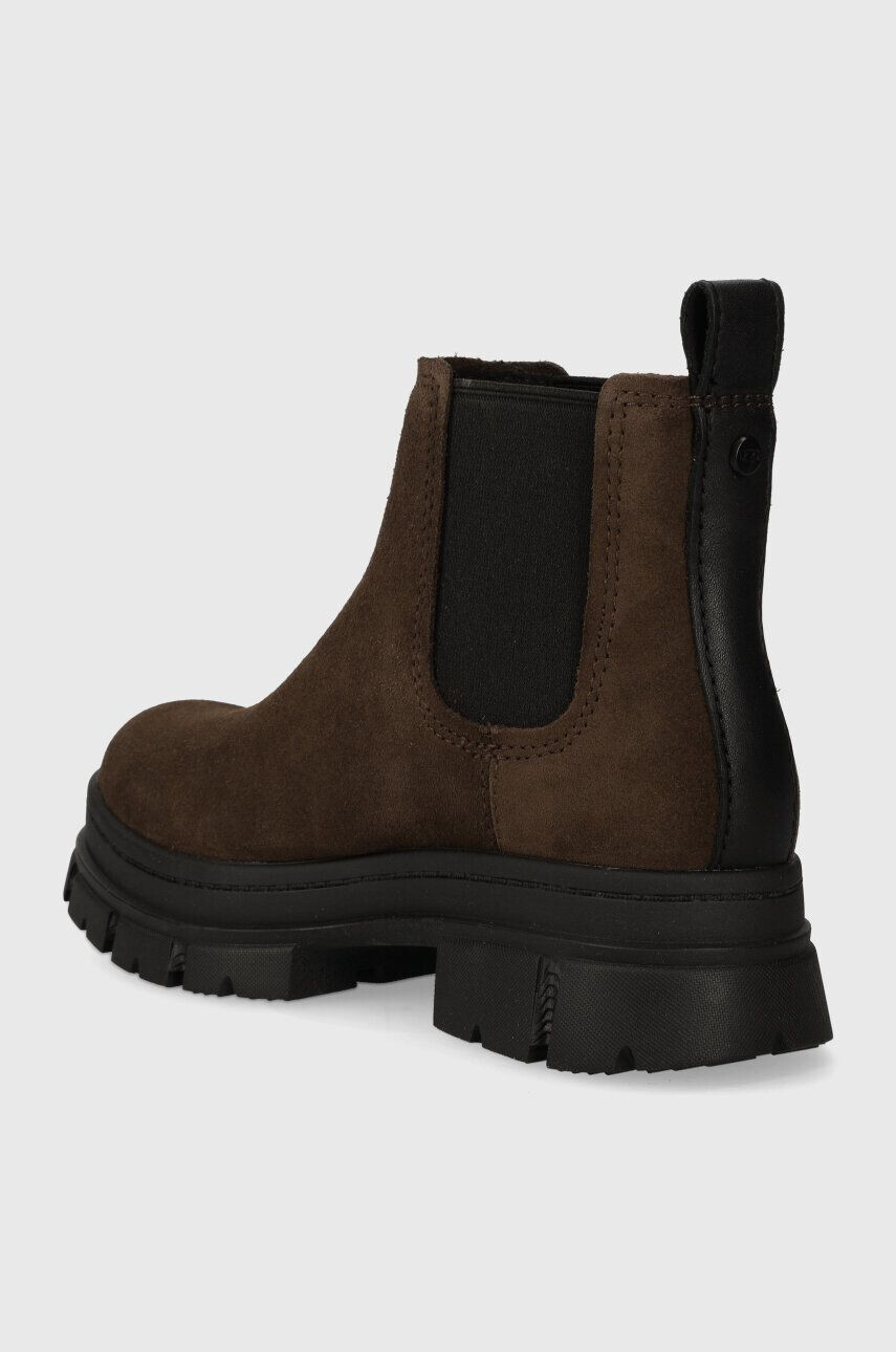 Ugg Semišové topánky chelsea W ASHTON CHELSEA Ashton Chelsea dámske hnedá farba na platforme 1133893 DKEA - Pepit.sk