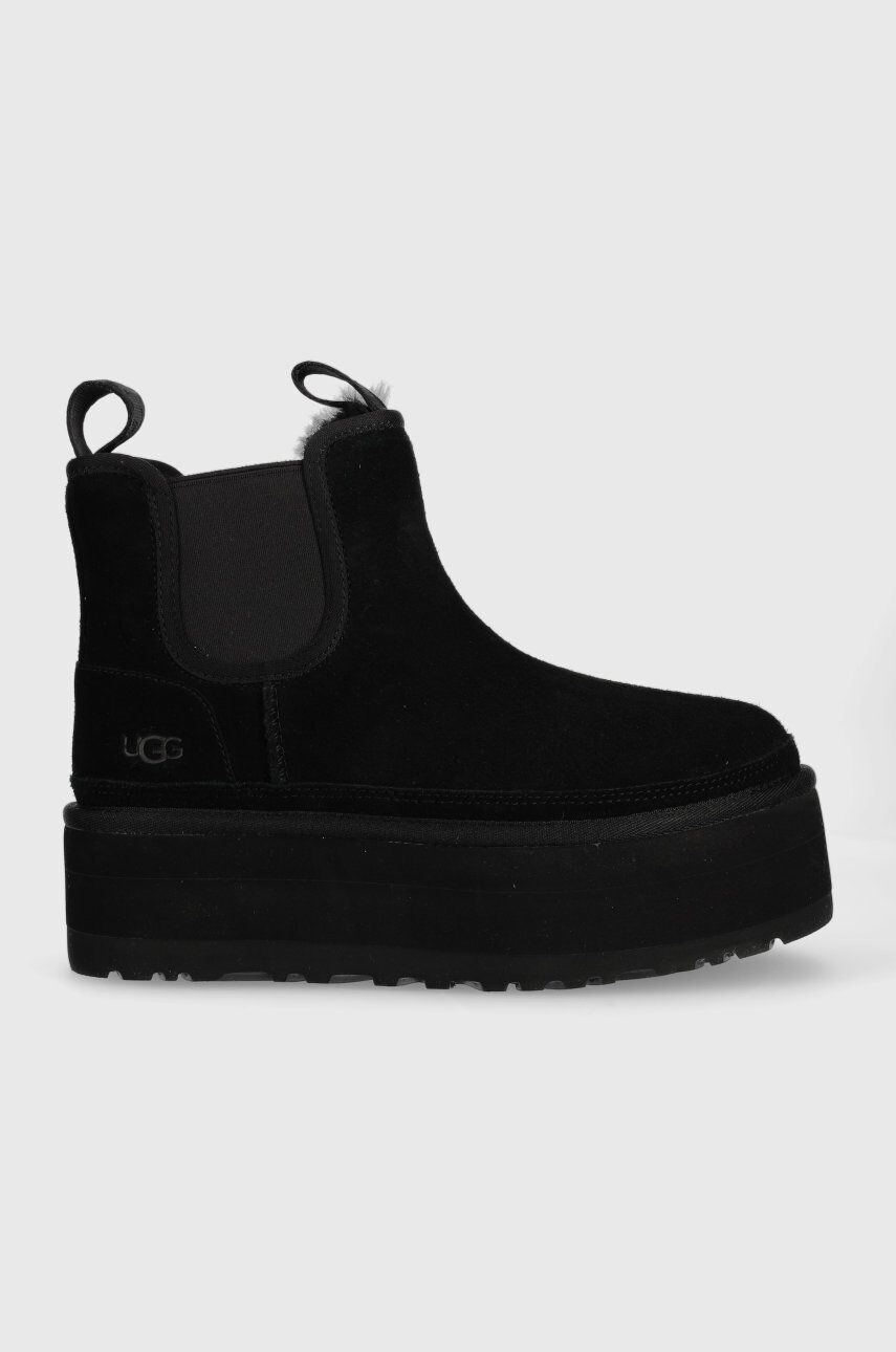 Ugg Semišové topánky chelsea W Neumel Platform Chelsea - Pepit.sk