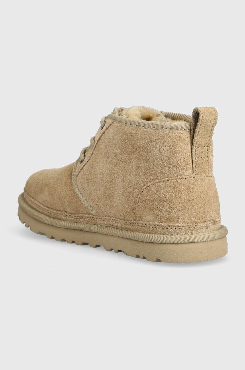 Ugg Semišové topánky Neumel dámske béžová farba na plochom podpätku zateplené 1094269 - Pepit.sk