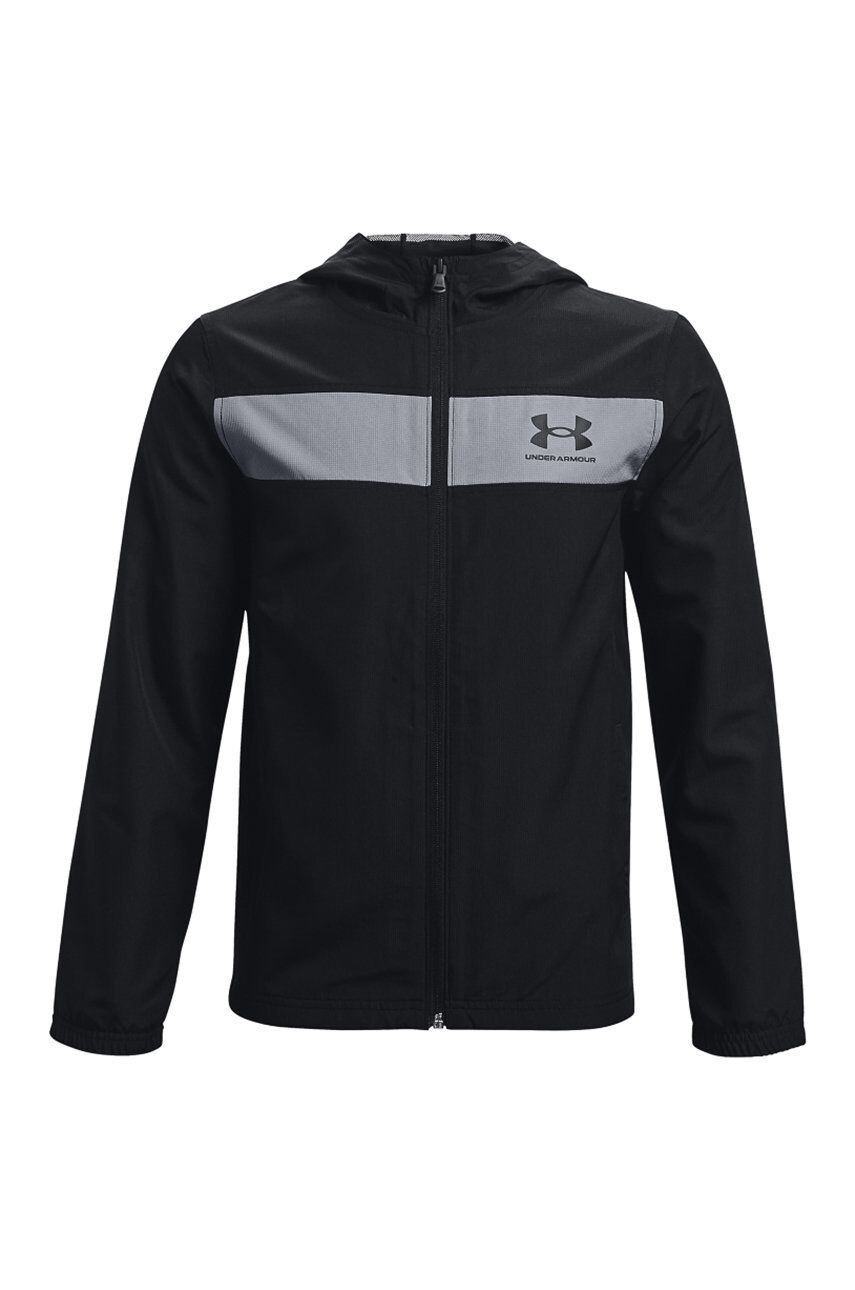 Under Armour Detská bunda čierna farba - Pepit.sk