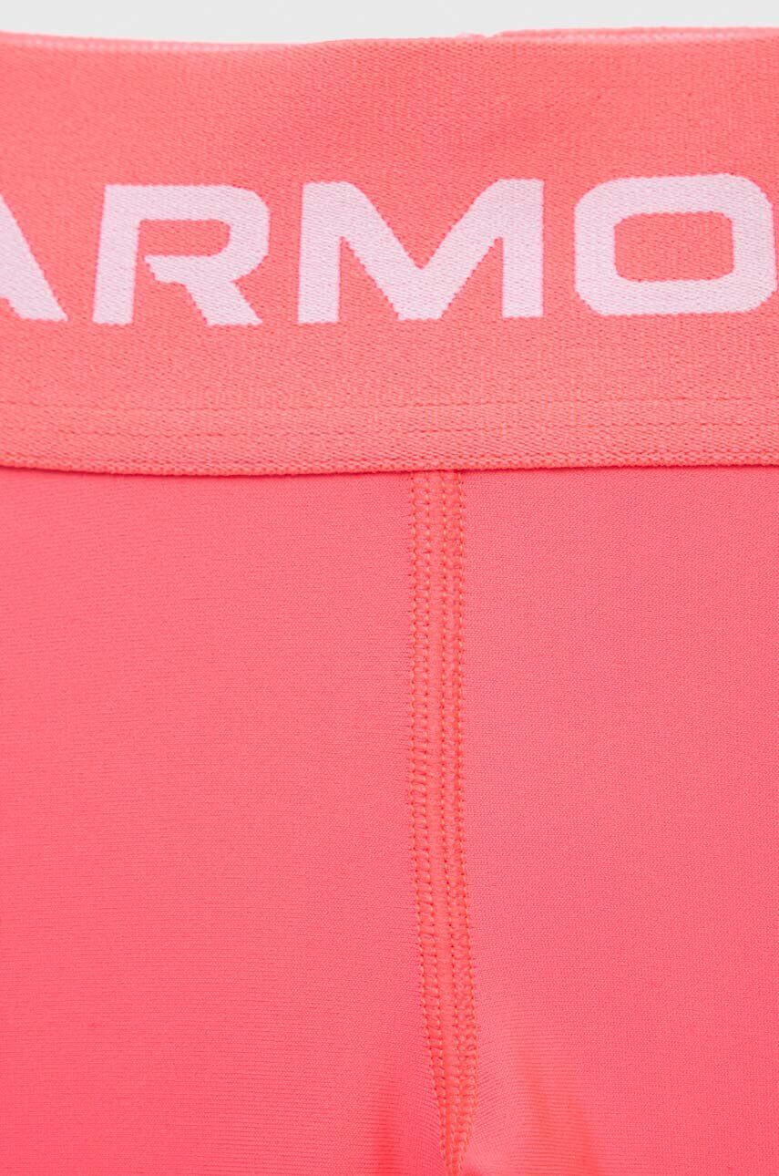 Under Armour Detské legíny ružová farba s potlačou - Pepit.sk