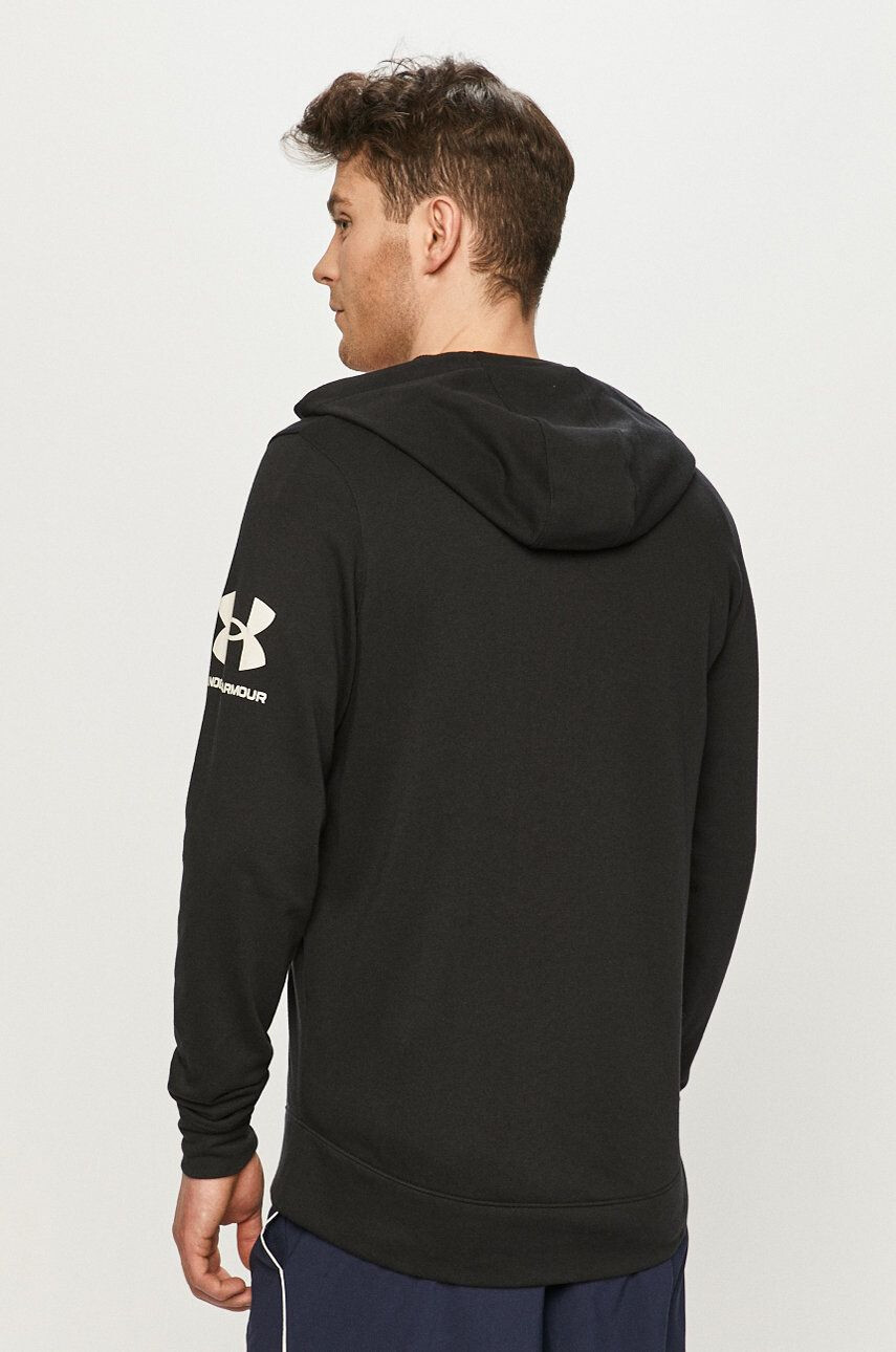 Under Armour Mikina 1373033-690 dámska červená farba s kapucňou jednofarebná - Pepit.sk