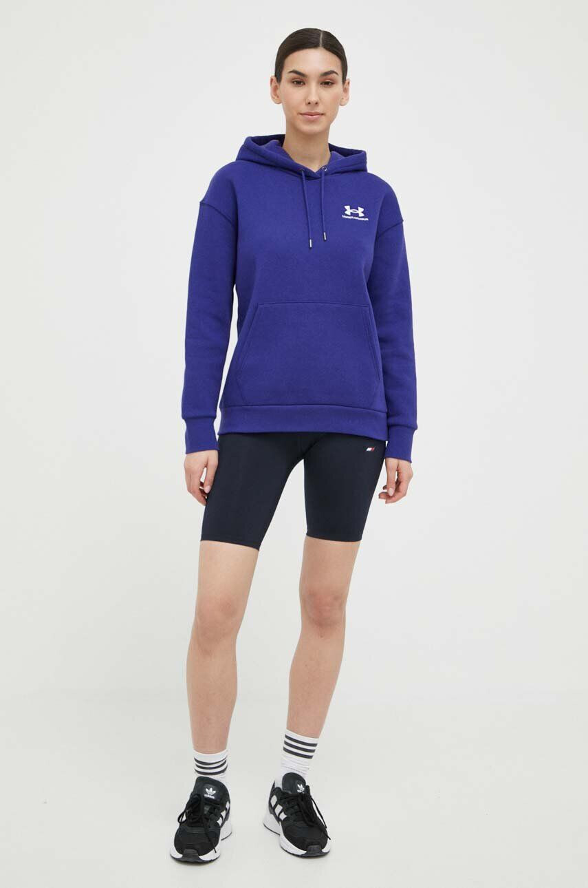 Under Armour Mikina 1373033-690 dámska fialová farba s kapucňou jednofarebná - Pepit.sk