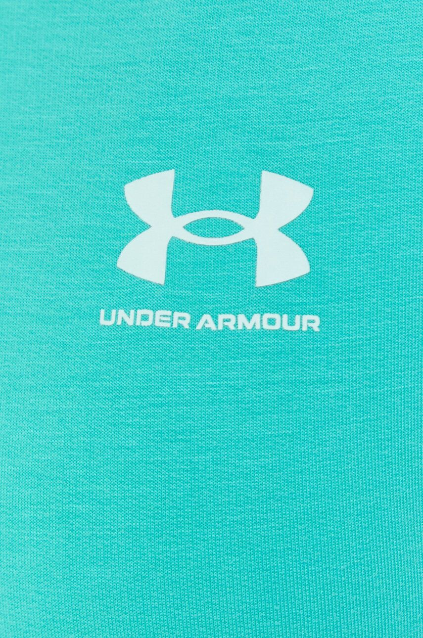 Under Armour Mikina 1369853 dámska zelená farba s potlačou - Pepit.sk