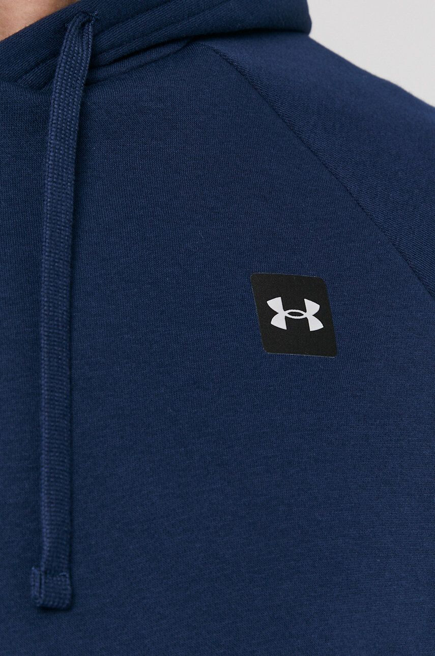 Under Armour Mikina 1370354-001 pánska čierna farba s kapucňou s potlačou - Pepit.sk