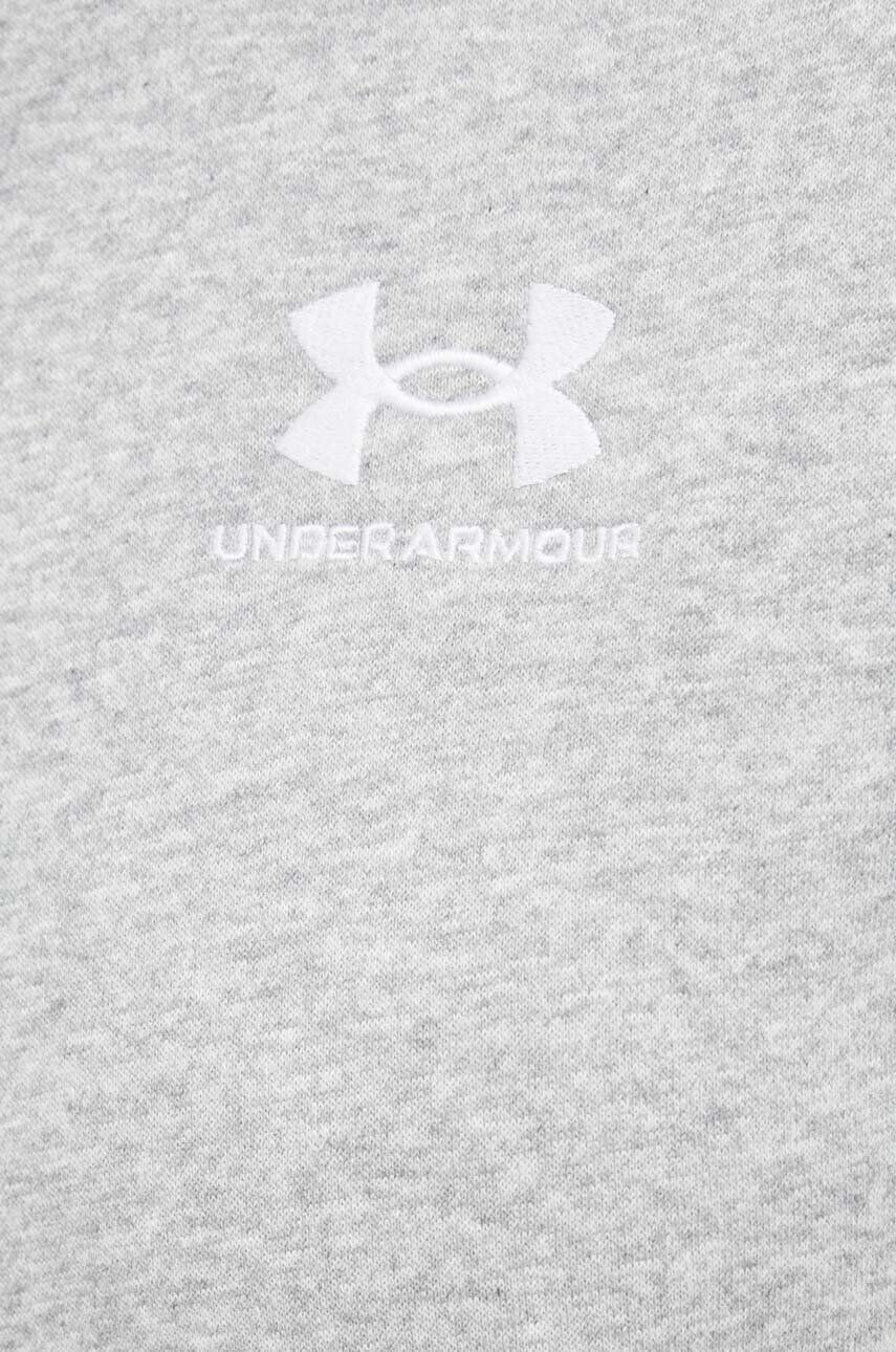 Under Armour Mikina 1370354-001 pánska čierna farba s kapucňou s potlačou - Pepit.sk