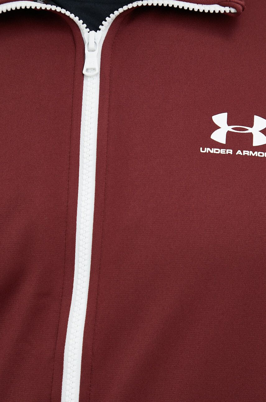 Under Armour Mikina pánska šedá farba s kapucňou s potlačou - Pepit.sk