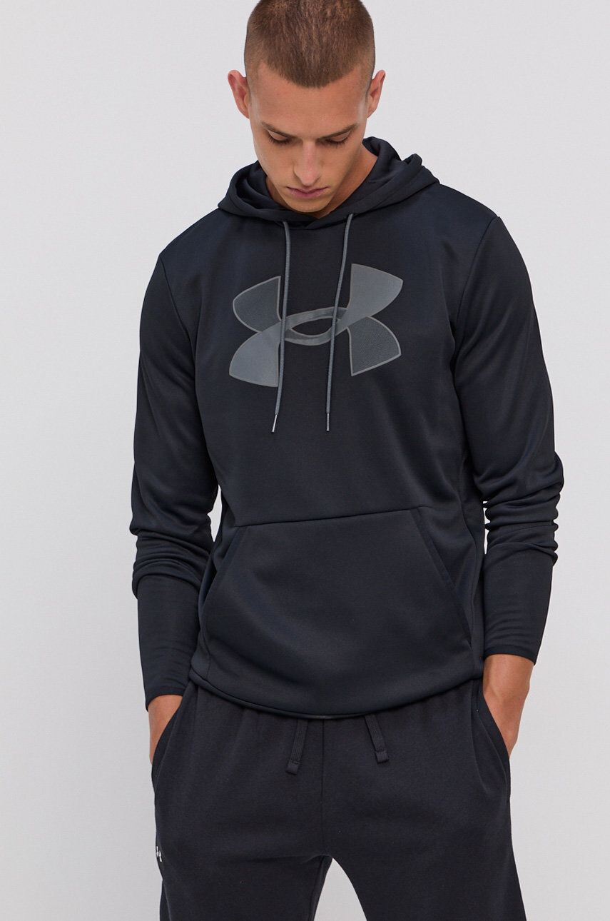 Under Armour Mikina 1356317-100 dámska fialová farba s kapucňou jednofarebná - Pepit.sk