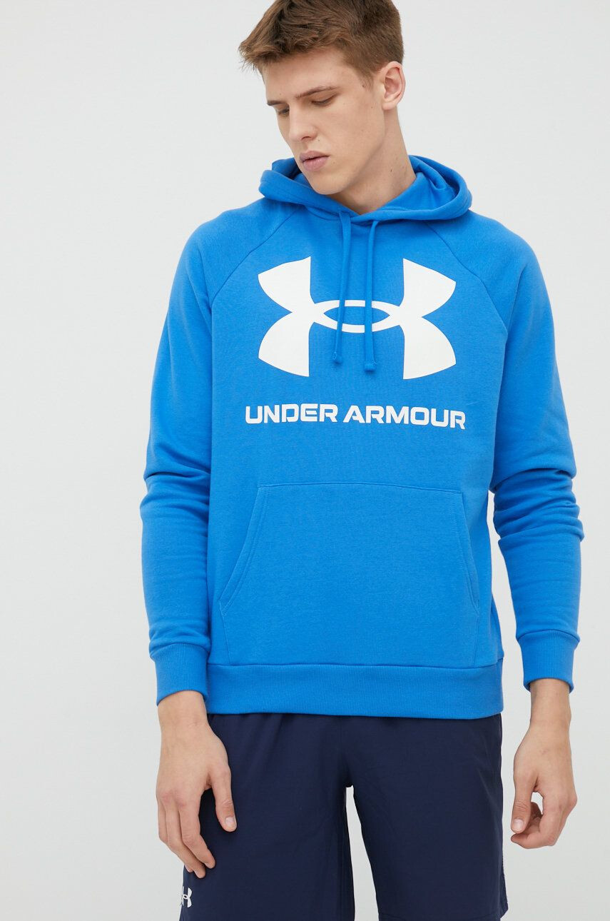 Under Armour Mikina 1356317-100 dámska fialová farba s kapucňou jednofarebná - Pepit.sk