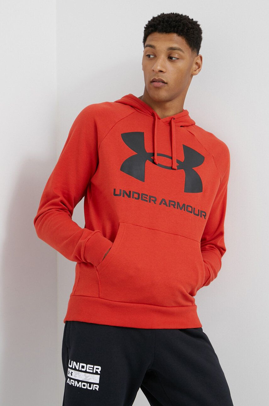 Under Armour Mikina 1357096-012 pánska fialová farba jednofarebná - Pepit.sk