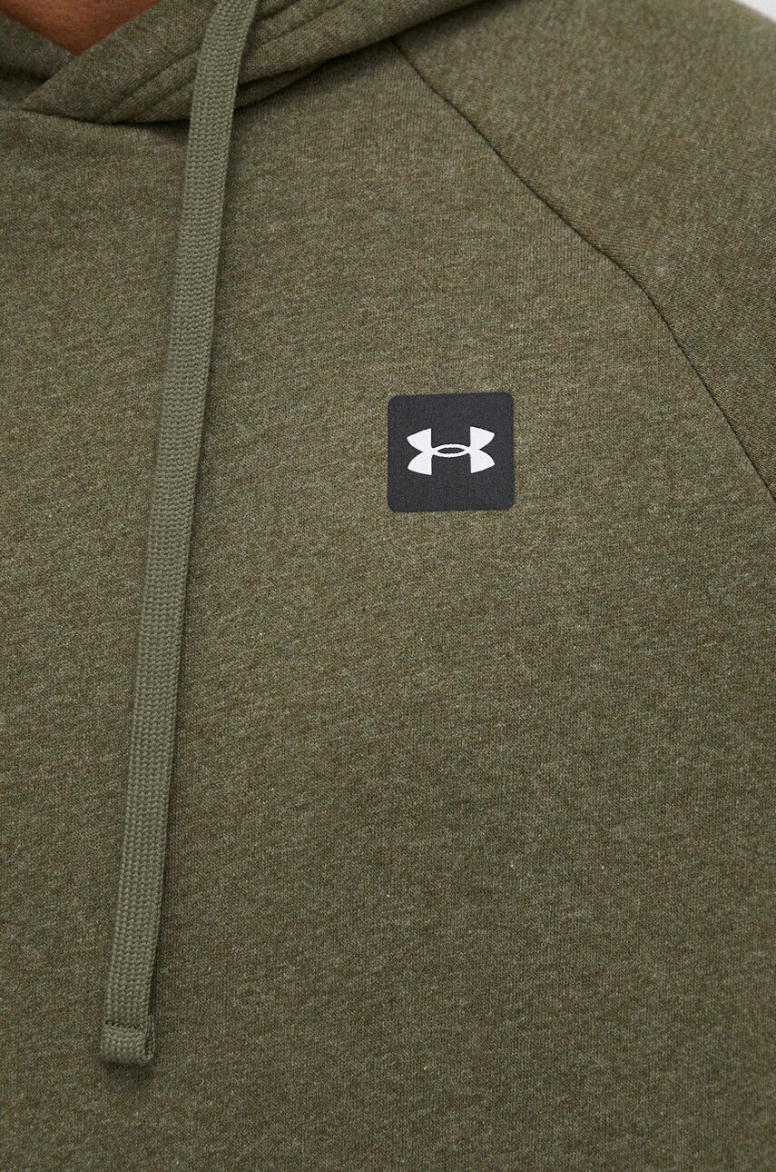 Under Armour Mikina pánska tmavomodrá farba s kapucňou jednofarebná - Pepit.sk