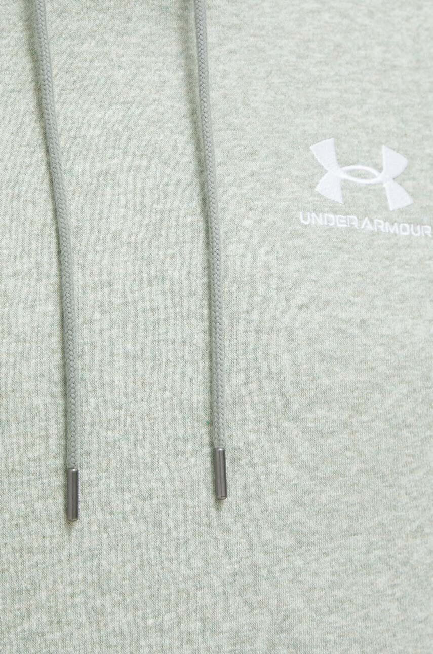 Under Armour Mikina pánska zelená farba s kapucňou s potlačou - Pepit.sk