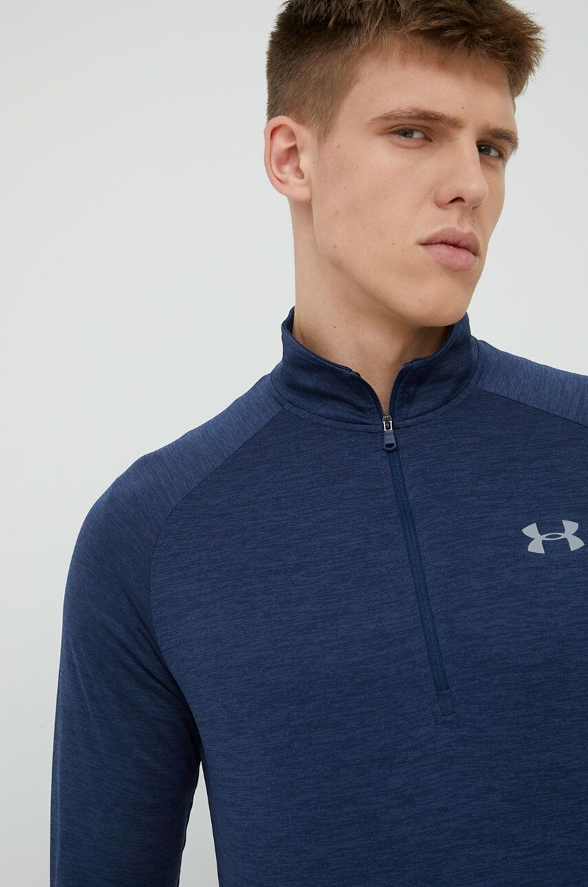 Under Armour Tréningová mikina Tech 2.0 tmavomodrá farba melanžová - Pepit.sk