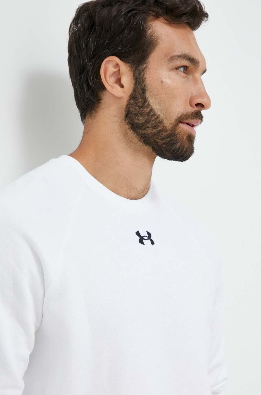 Under Armour Mikina pánska biela farba jednofarebná - Pepit.sk