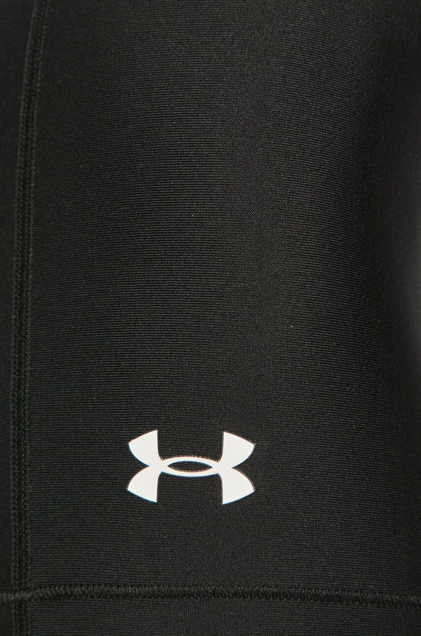 Under Armour Šortky dámske čierna farba jednofarebné vysoký pás - Pepit.sk